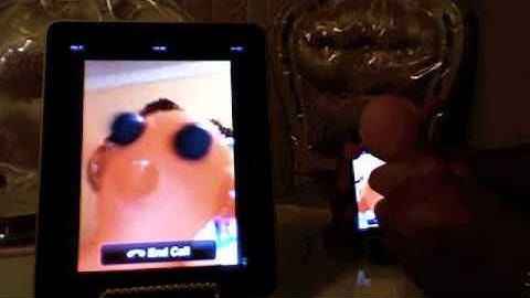 Skype 3.0.0 Video Call Over 3G WiFi Demo iPhone 4 iPad