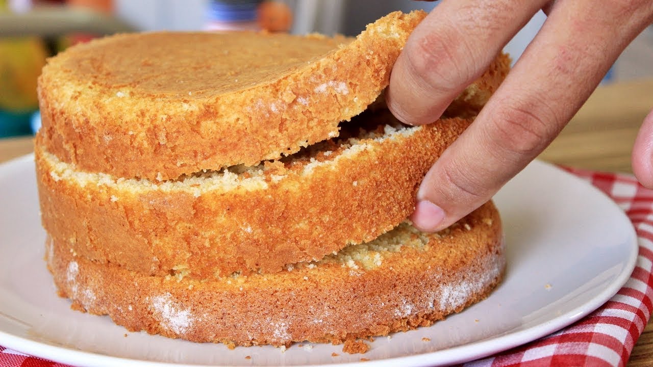 MASSA DE BOLO PROFISSIONAL SIMPLES E FOFINHA  Menino Prendado