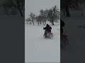 Testing the Honda CRF 250 in deep snow what a fun. That amazing bike is milling easy through it
