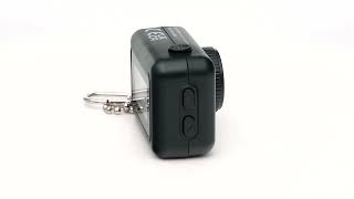 DJKC76BK - Keychain Miniature Digital Camera Black with built-in Flash memory