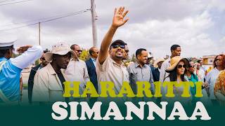 Simannaa Ministira Muummee FDRI Doktar Abiy Ahimadiif magaalaa Hararitti taasifame
