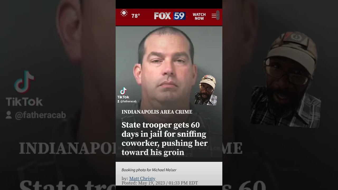 ⁣Indiana State Trooper sentenced to 60 days for being a creepy predator. #indiana