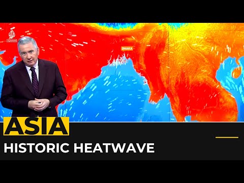 Asia heatwave pushing temperatures to record levels