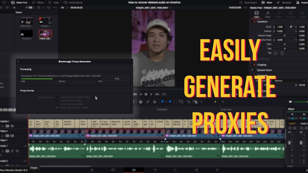 10X Your After Effects Workflow Speed With Proxies! – GFJB