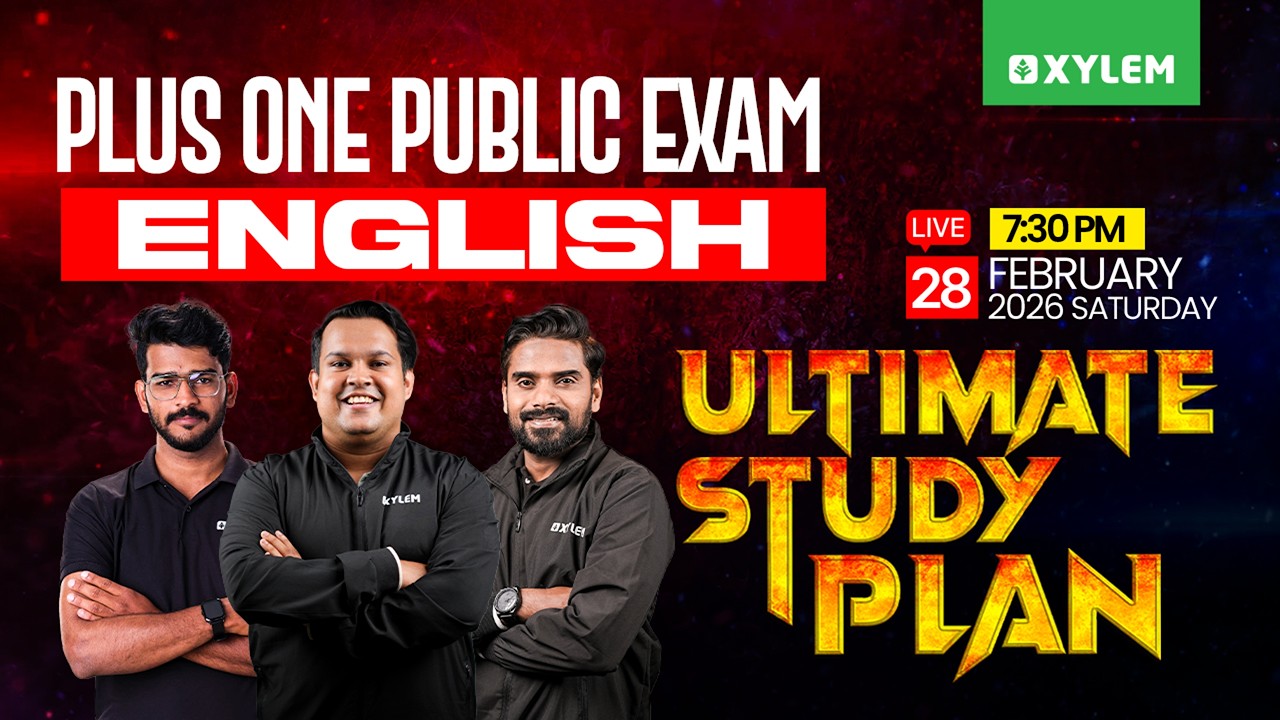 Plus One Public Exam 2026 | English : The Ultimate Study Plan | Xylem Plus One
