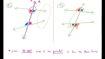 0301 - Parallel Lines and Transversals (Just the Vocab)