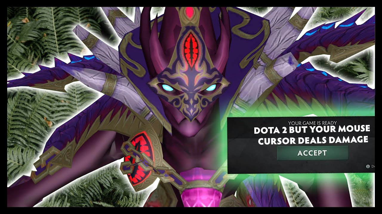 Dota 2 But Your Mouse Cursor - YouTube