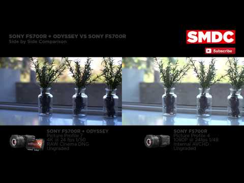 ODYSSEY 7Q RAW VS FS700