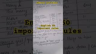 #ssccgl #60 rules of English grammer by rani mam#notes #english #rules #sscchsl #dsssb #sscchsl #cds