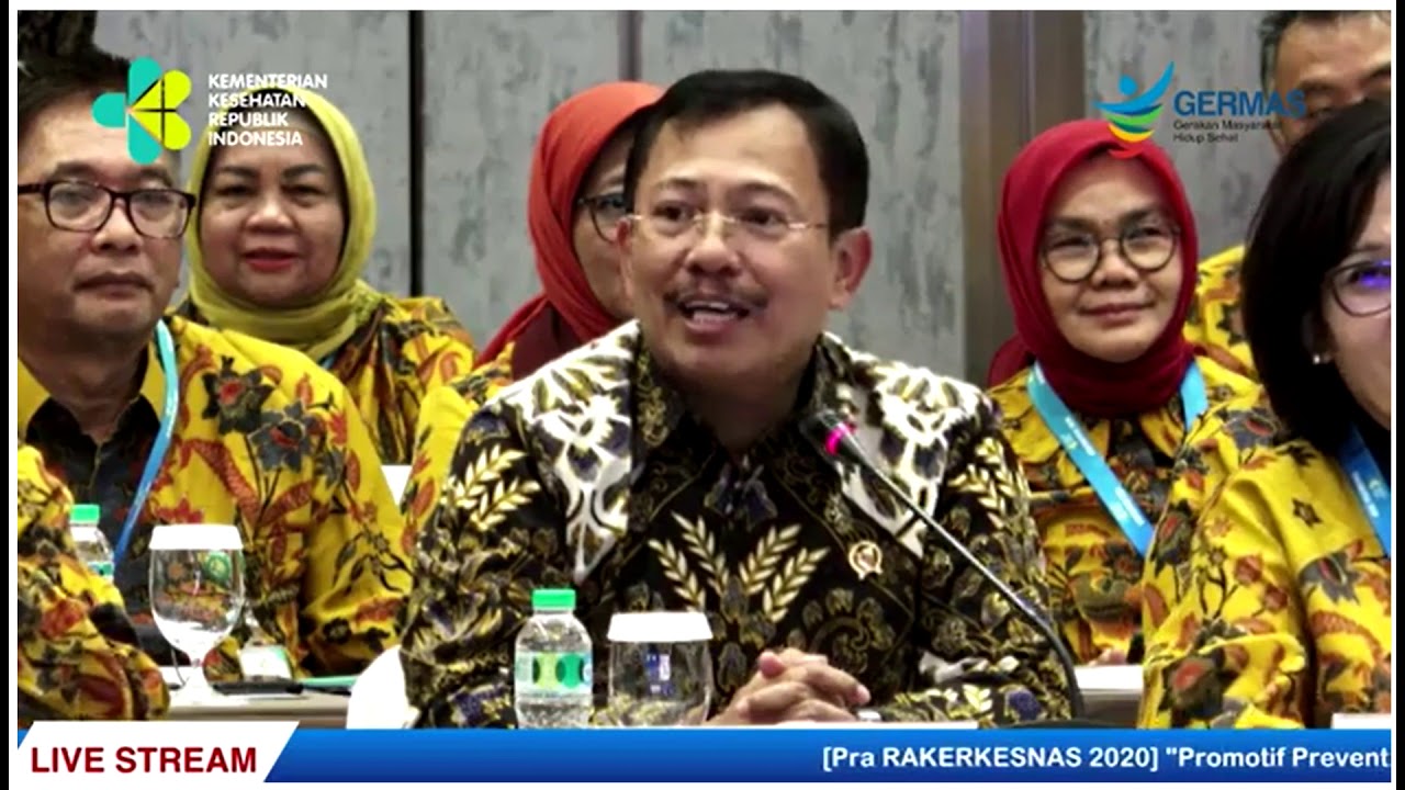 Arahan Menteri Kesehatan Pra Rakerkesnas 2020