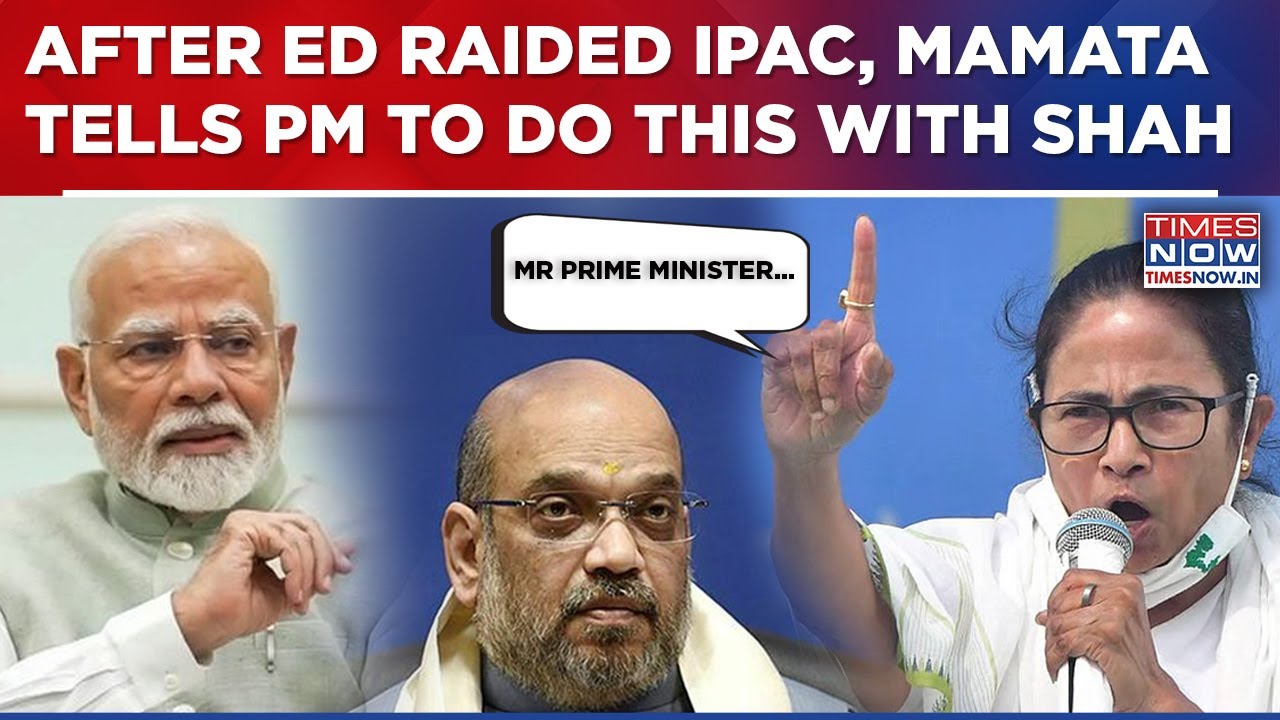 Mamata Banerjee vs Amit Shah: Bengal CM Tells PM Modi To Do This With HM As ED Raided IPAC Kolkata