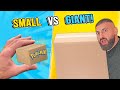Small vs Giant Pokemon Box!