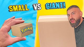 Small vs Giant Pokemon Box!