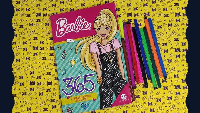 Livro 365 Atividades e Desenhos para Colorir Barbie - minipreco