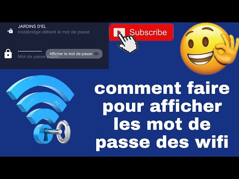 récupérer les mots de passe wifi et se connecter instantanément sur un téléphone mobile