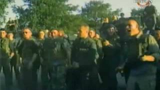 russian spetsnaz soldiers singing and dancing