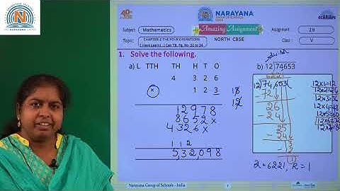 21ST SEP NORTH CLASS V MATHS AMAZING ASSIGNMENT 29 KEY