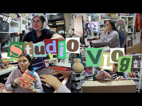 STUDIO VLOG 6 || Día SUPER productivo, nueva colección, club de lectura y mucho más
