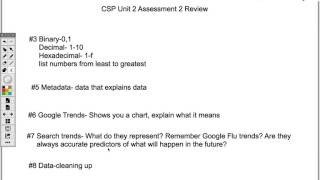 CSP unit 2 Assessment 2 Review