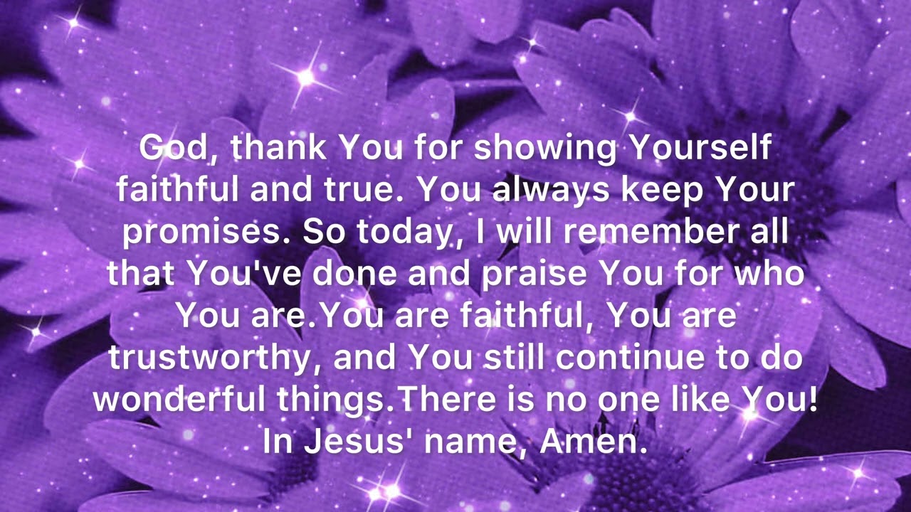 Faithful God | A Prayer of Trust and Praise