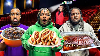 We Snuck a BBQ Cookout into a Movie Theater!