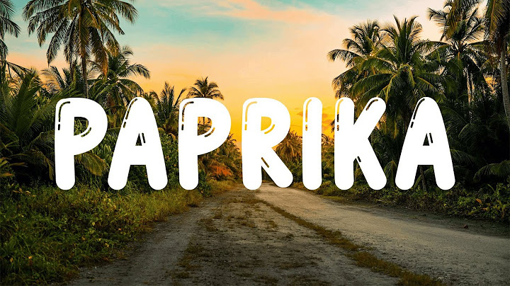 Ghali - Paprika (Sanmero 2024) | Testo/Lyric