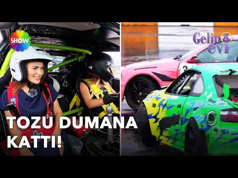 Bride Irmak welcomes her guests with a breathtaking drift show! | Gelin Evi Episode 1776