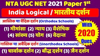 Nta Ugc Net- Orthodox or Unorthodox Schools Indian Philosophy in Hindi भारतीय दर्शन आस्तिक ,नास्तिक