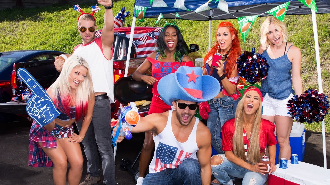 Go inside WWE's ultimate tailgate party YouTube