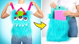 Making A Bright Monster Backpack!