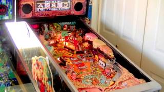 Williams Flintstones Pinball 1994 Color DMD Gameplay ピンボール フリントストーン ピンボール