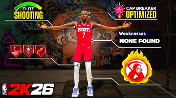 NEW *FULLY OPTIMIZED* KEVIN DURANT BUILD w/ NO WEAKNESSES on NBA 2K26