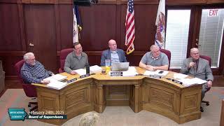 February 24th, 2025 Muscatine County Board Meeting