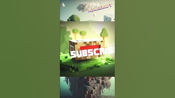 Minecraft 🧱 SECRET WORLDS 🌎 AI Art 04 #shorts #minecraft #fanart