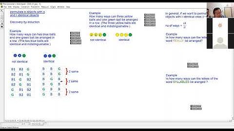 Add Math Form 5 Chapter 4 Permutation : With Identical Objects 4/4