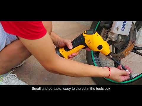 motor-bicycle-bike-tire-inflator-/-corldless-air-compressor