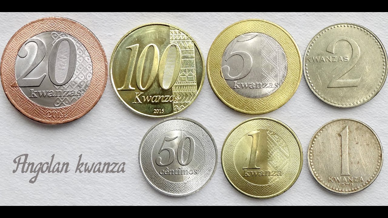 Angolan kwanza coins collection | Angola - Central Africa - YouTube