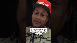 Adrenaline got #DJQuik through a #performance after he was in a motorcycle accident 🏍️ #Mausberg