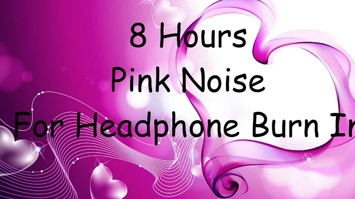 Pink Noise - 8 Hours Burn In Track 1/3