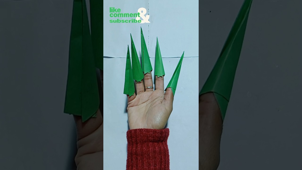 Paper Nails 💅 Diy easy paper nails making. 