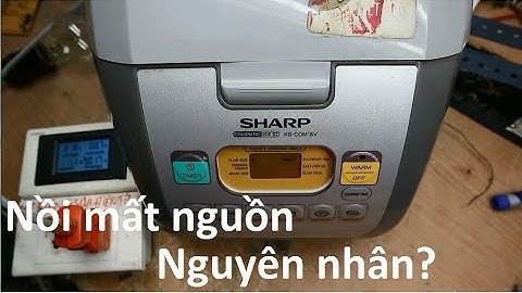 Nồi cơm Sharp không vào điện