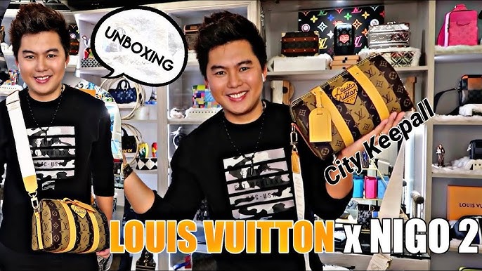 Louis Vuitton Keepall 25 from Room with a view collection 🌈  #luxuryshoppingvlog #louisvuittonbag 