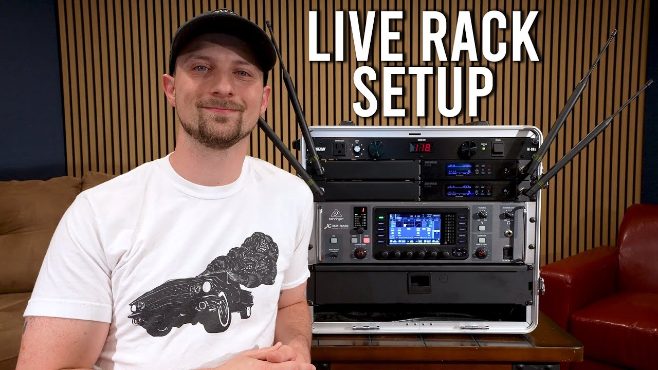 🎚️ Live Rack Setup – Compact, Powerful & Ready for Shows