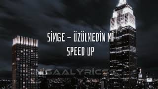 Simge - Üzülmedin mi? (Speed Up) Resimi