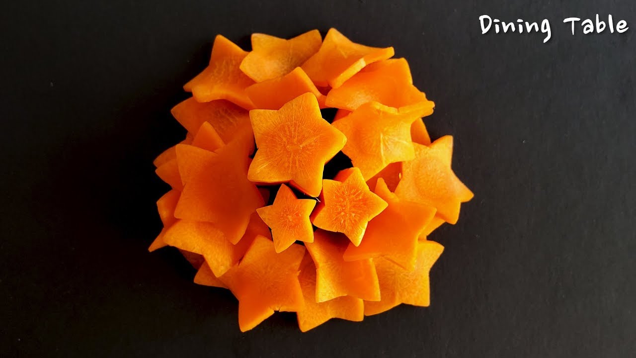 Lovely Stars Carving Carrot Carving YouTube lovely-stars-carving-carrot-carving-youtube