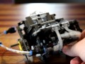 Lego Pneumatic engine - switchless V4 - nice!