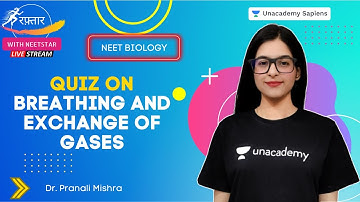 💡Quiz on Breathing and Exchange of Gases | NEET Biology | NEET 2022 Preparation |Dr. Pranali Mishra