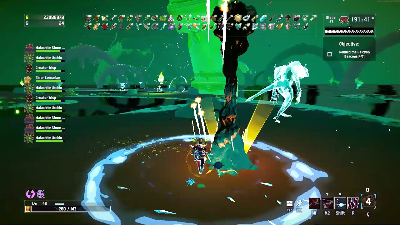 Risk of Rain 2 Aurelionite (Hard Difficult) in 10 seconds / New achievement