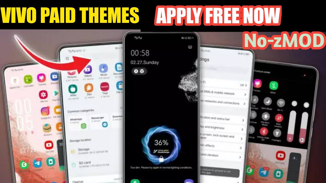 Vivo Paid Themes Apply Free Now | Vivo Free Theme Apply Now