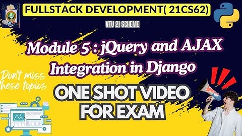 Mod5- FSD Imp Topics Module Wise+-PASSING+Notes- PACKAGE-FULLSTACK DEVELOPMENT (21CS62)#vtu  #21cs62